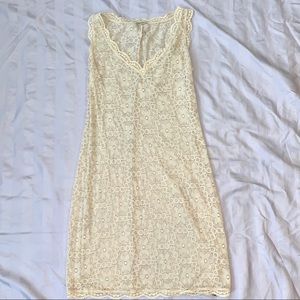 intimissimi Cream Floral Lace Slip